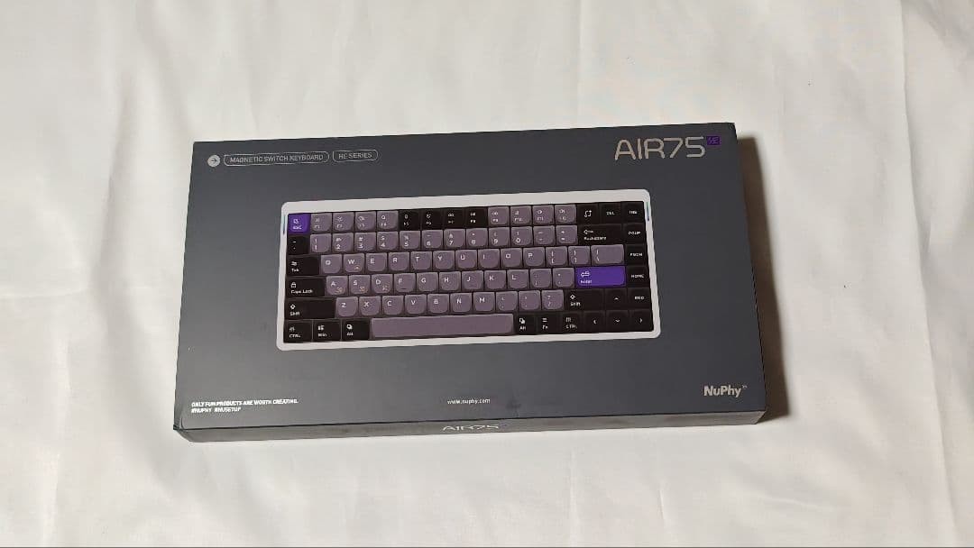 Nuphy Air75 HE US Layout Rapid Trigger Compact Gaming Keyboard