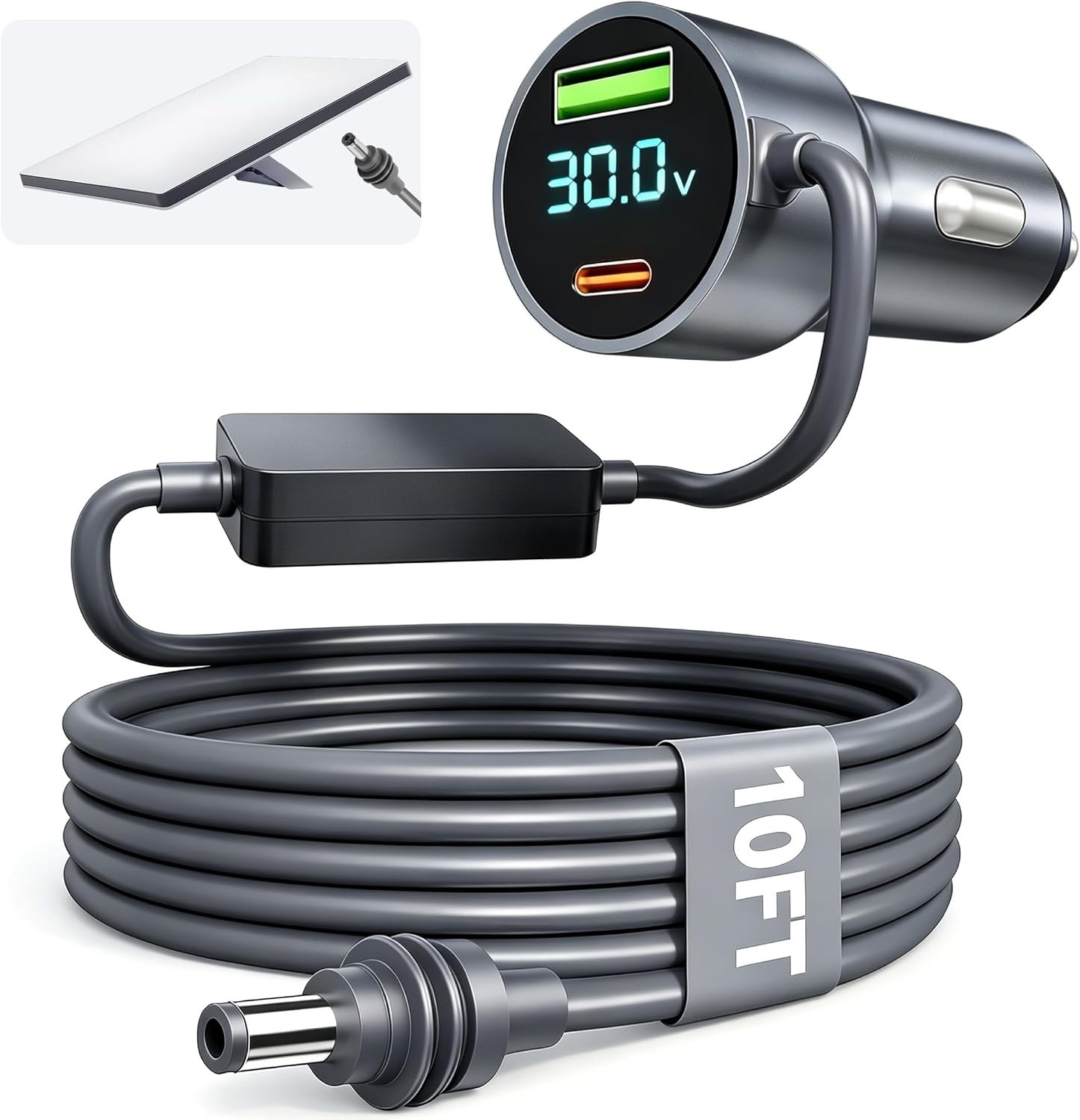 Starlink Mini 30V Car Adapter, Starlink Mini 12V Adapter with Independent Boost