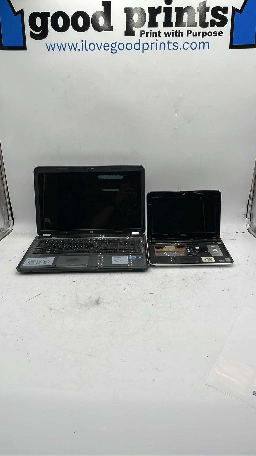 HP Pavilion g7-1070us & Dell Inspiron Mini 1012 For Parts Or Repair Lot Of 2