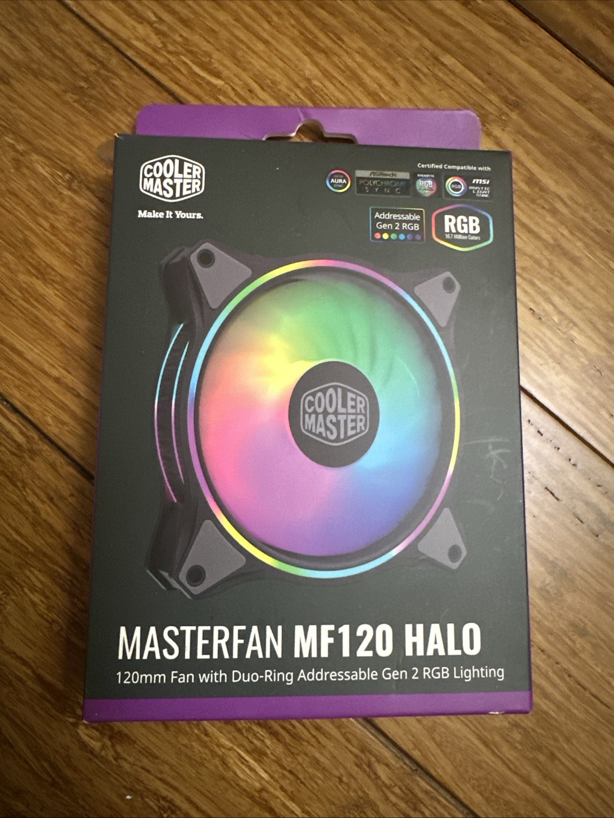 Cooler Master MasterFan MF120 Halo 120mm (MFL-B2DN-18NPA-R1) Open Box.