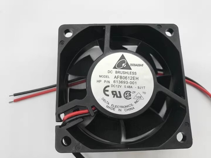 Delta AFB0612EH 6025 DC12V 0.48A 60*60*25MM 2-Pin Ball Cooling Fan