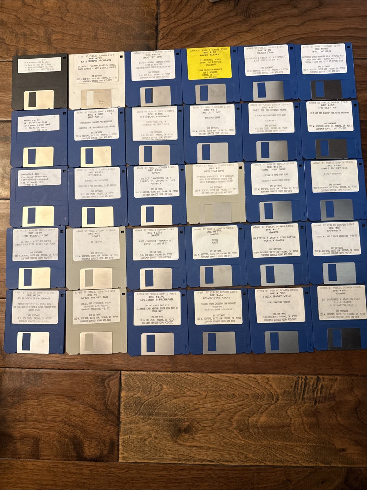 Vintage Atari ST  Computer Floppy Disk Game Lot Of 30