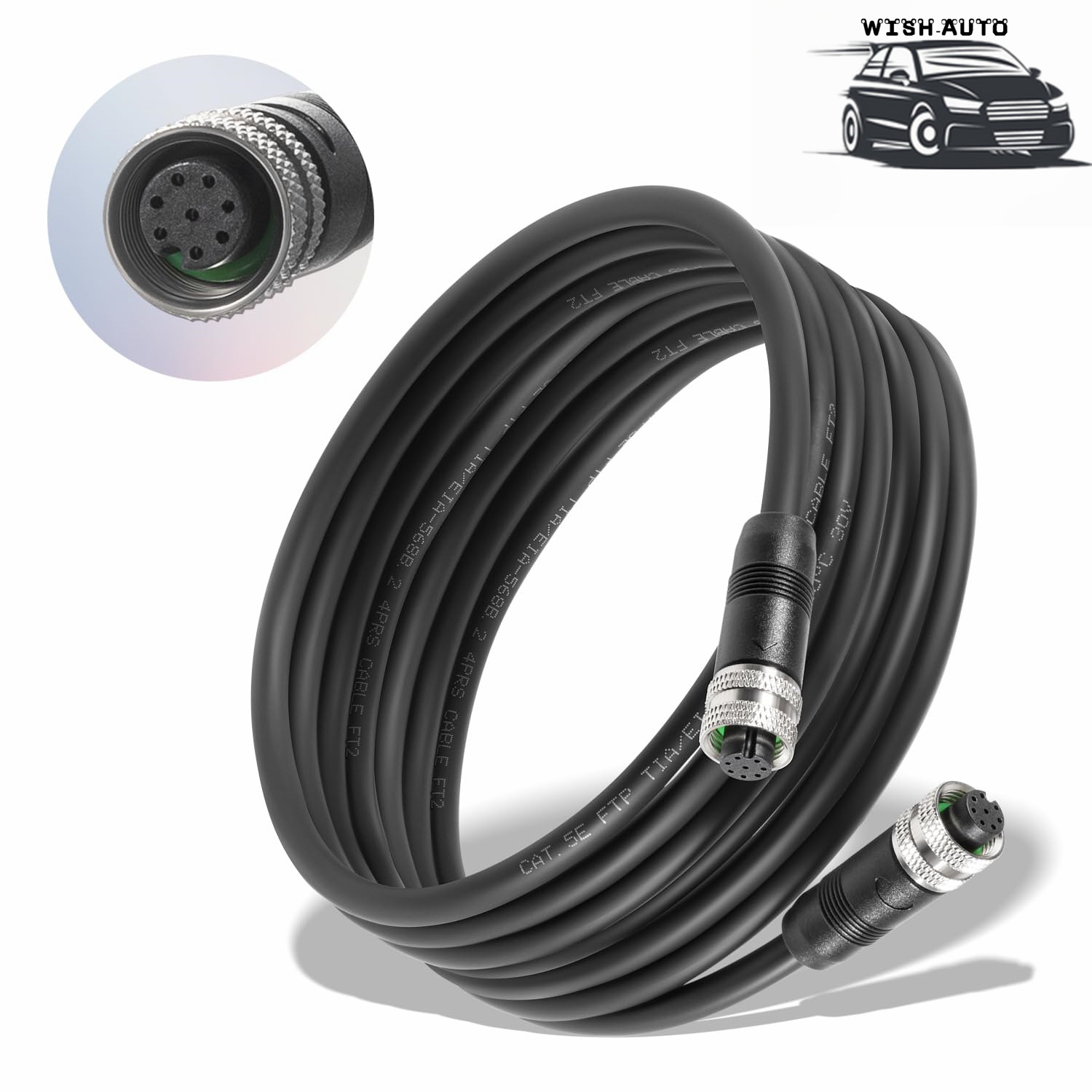 Replace for Humminbird 720073-6 5ft. Boat Ethernet Cable AS EC 5E Ethernet Cor