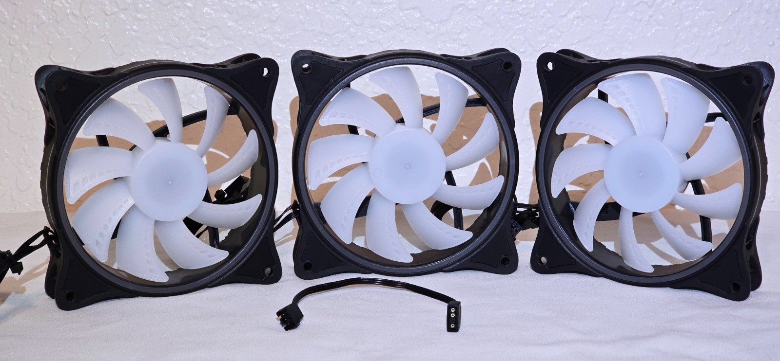3 Alphacool Rise Aurora 120mm Fans Digital RGB  