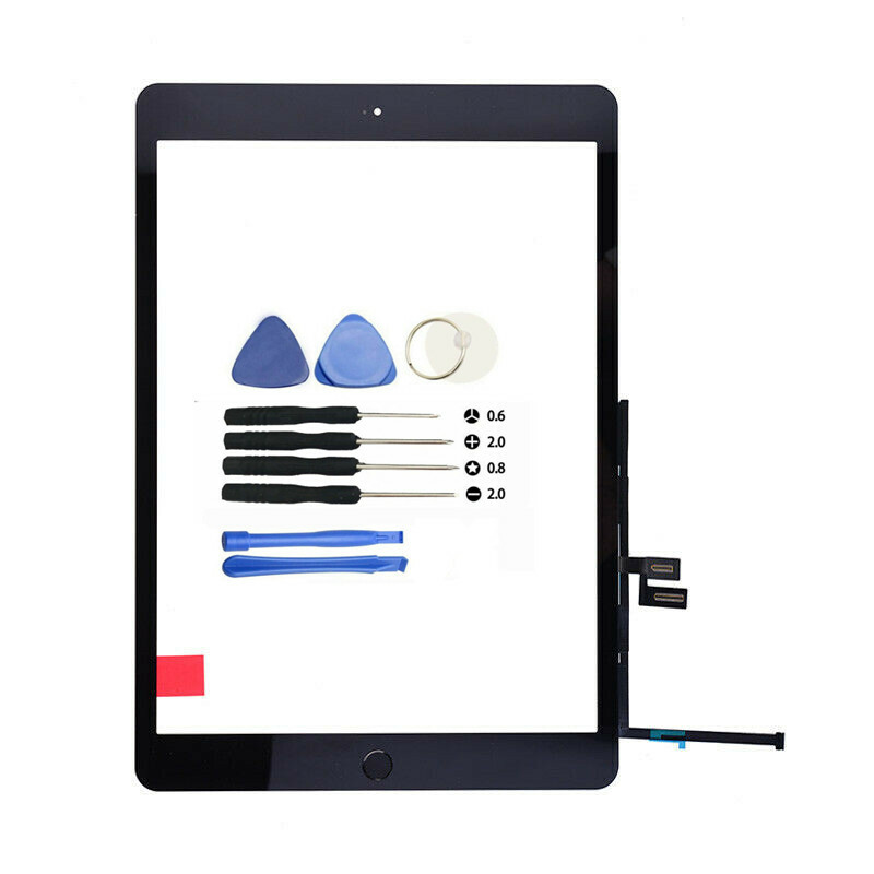New For iPad 7 7th Gen 2019 10.2 Touch Screen Digitizer Glass Home Tools Black