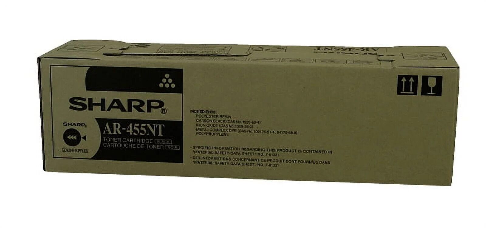 Sharp AR-455NT Black Toner Cartridge Yield Estimated 35,000 pages NEW GENUINE