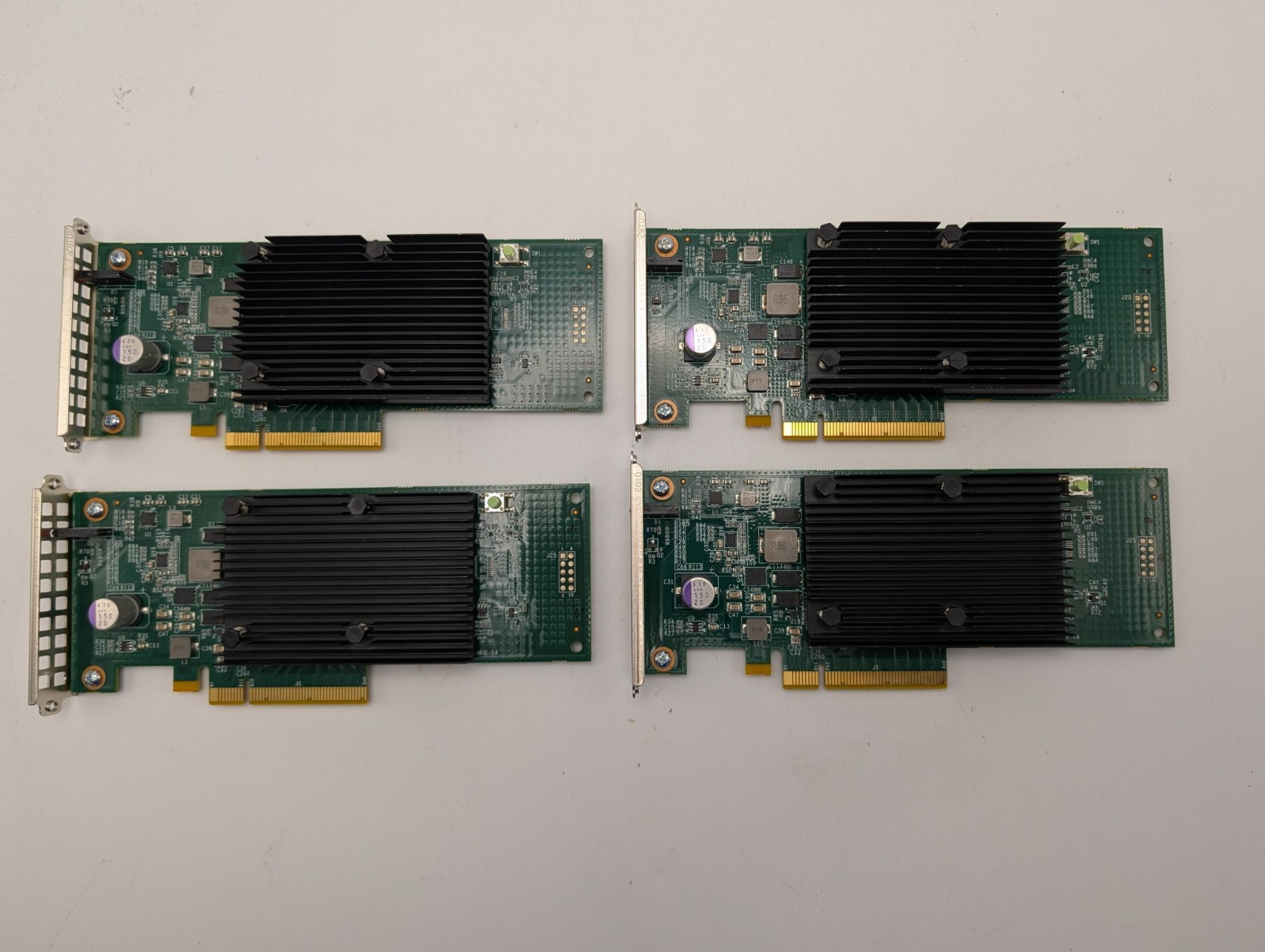 Lot of 4 Cavium CNN3550-NHB-2.0-G Nitrox3 PX NHB PCI Express Acceleration Cards