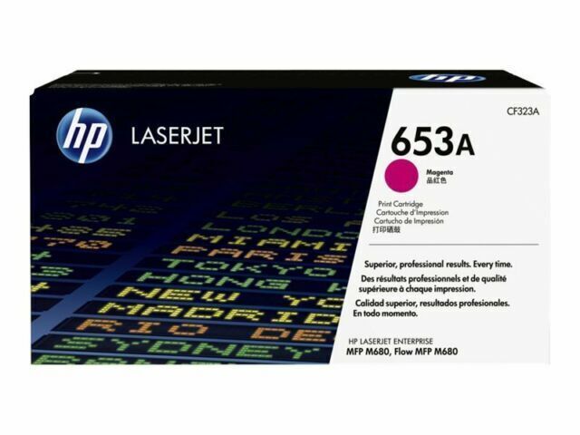 HP Genuine 653A Magenta Toner CF323A New Sealed OEM