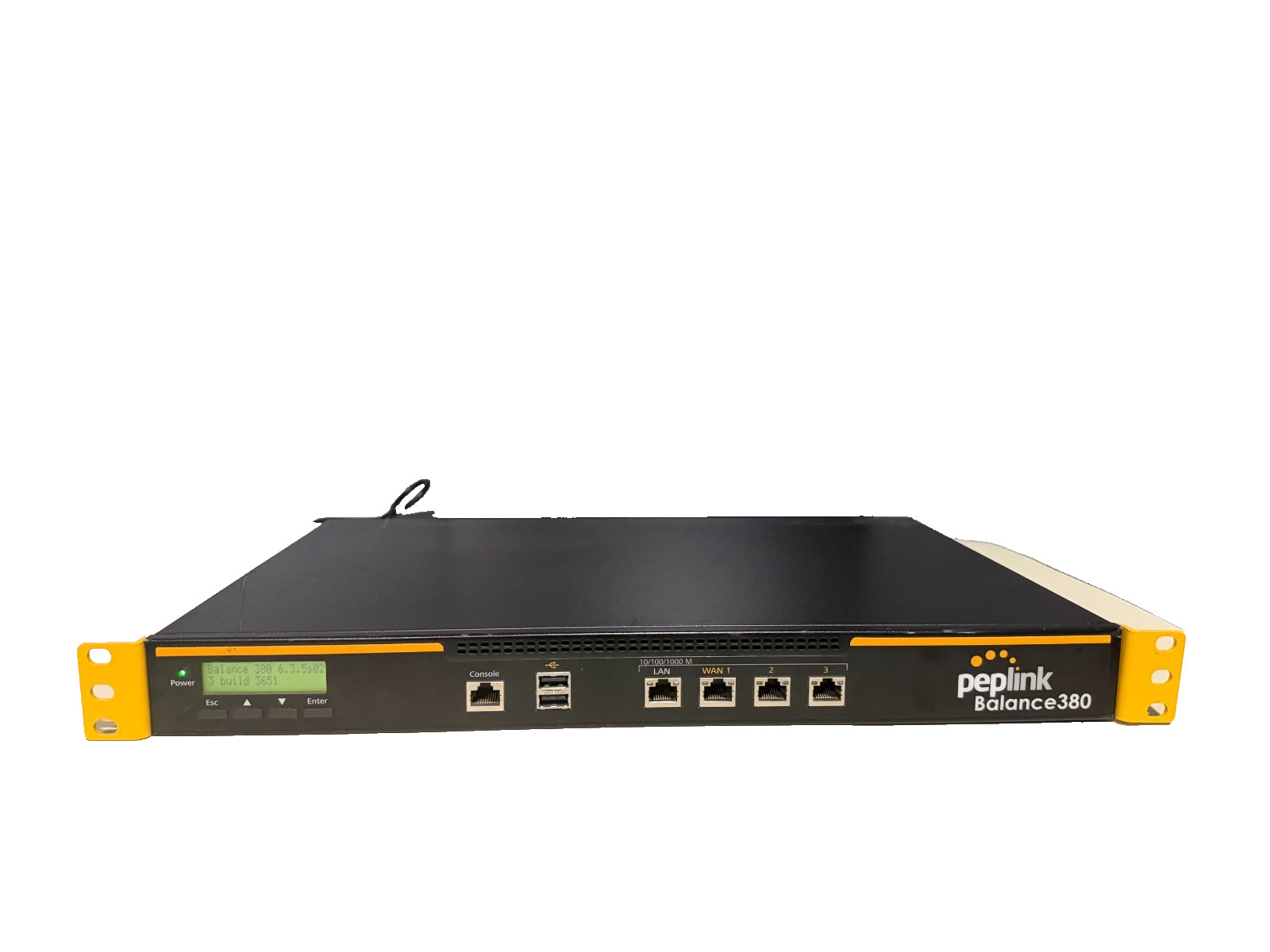 Peplink Balance 380 BPL-380 Multi-WAN Gigabit Router – HW V5 – Rack Ears