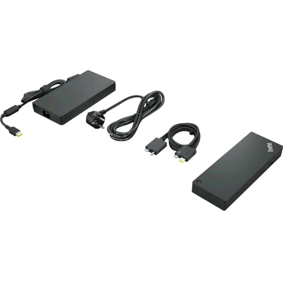 Lenovo ThinkPad Thunderbolt 4 Workstation Dock (40B00300US) Black & Red