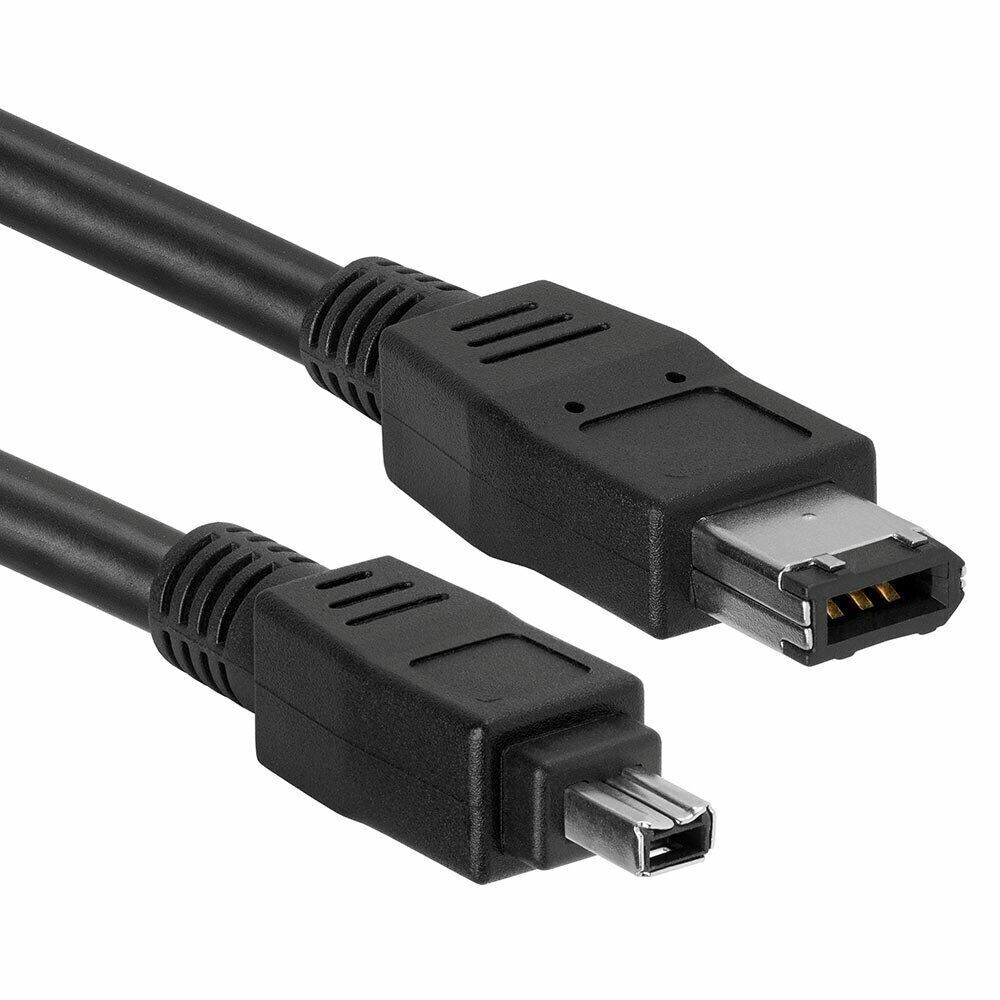 Firewire  Cable 6 Pin to 4 pin IEEE 1394 PC MAC 3Ft
