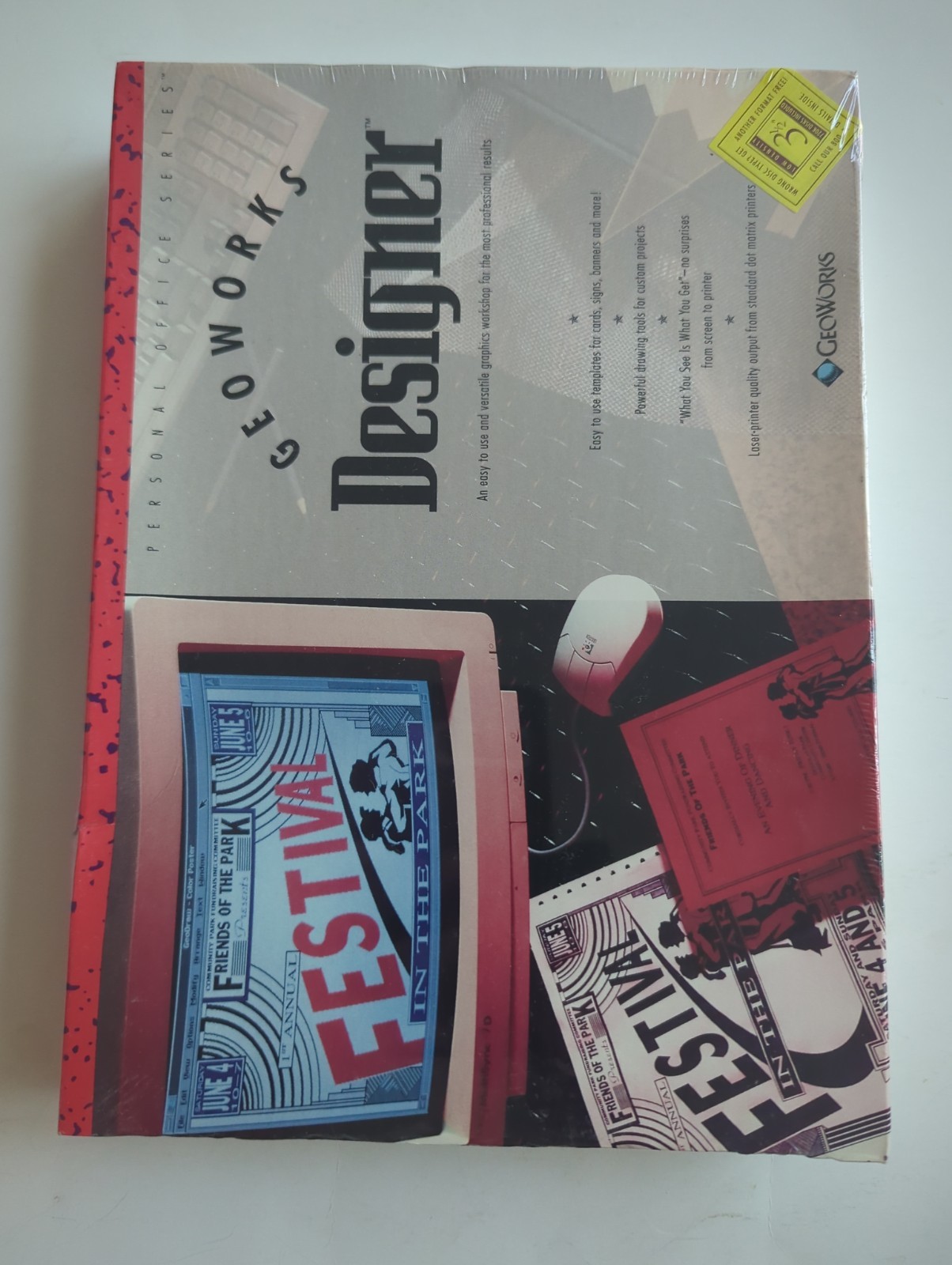 Geoworks Designer Software with Original Manuals IBM 1991 Vtg New Old Stock