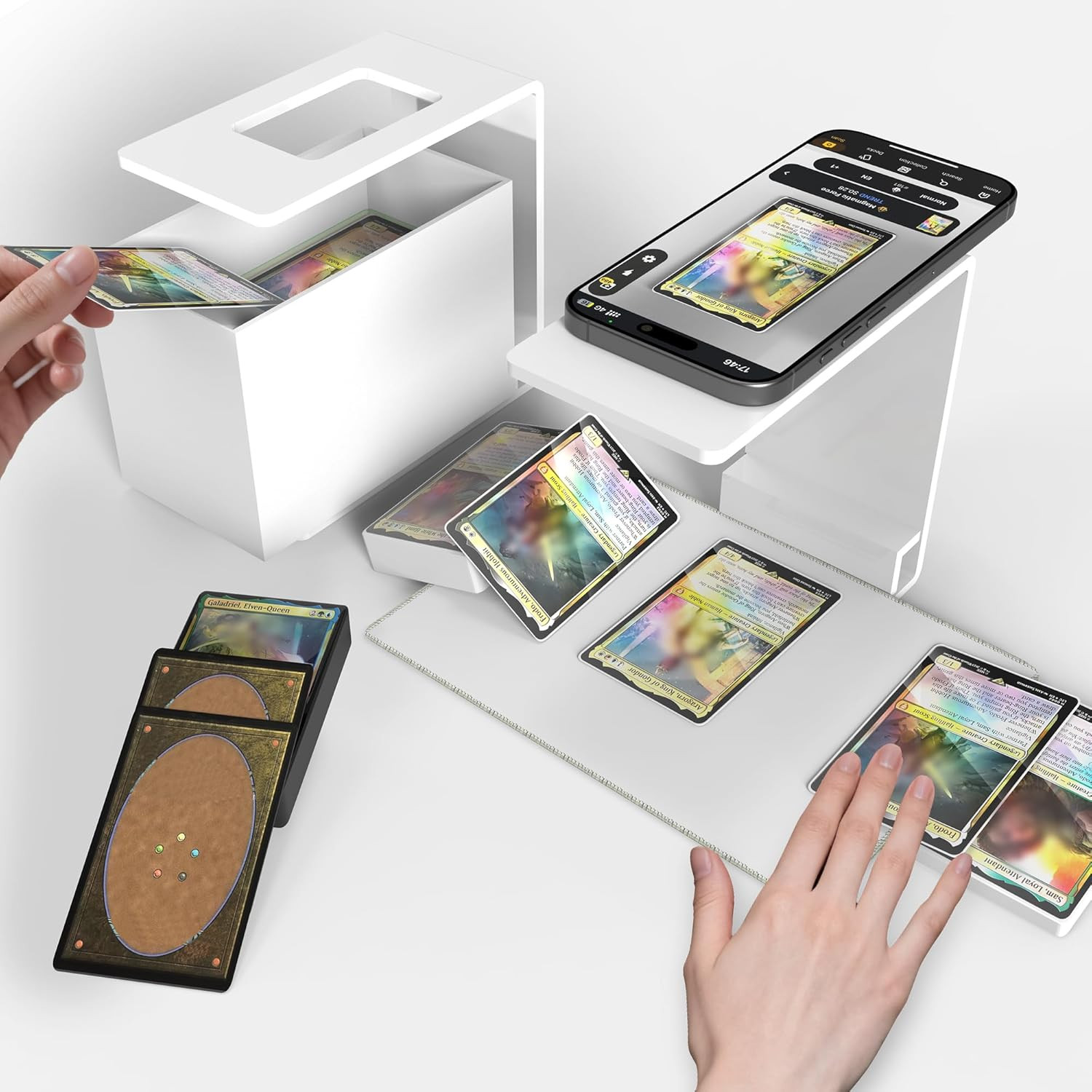 Card Scanner Stand for Trading Cards, Compatible with Manabox Phone Holder