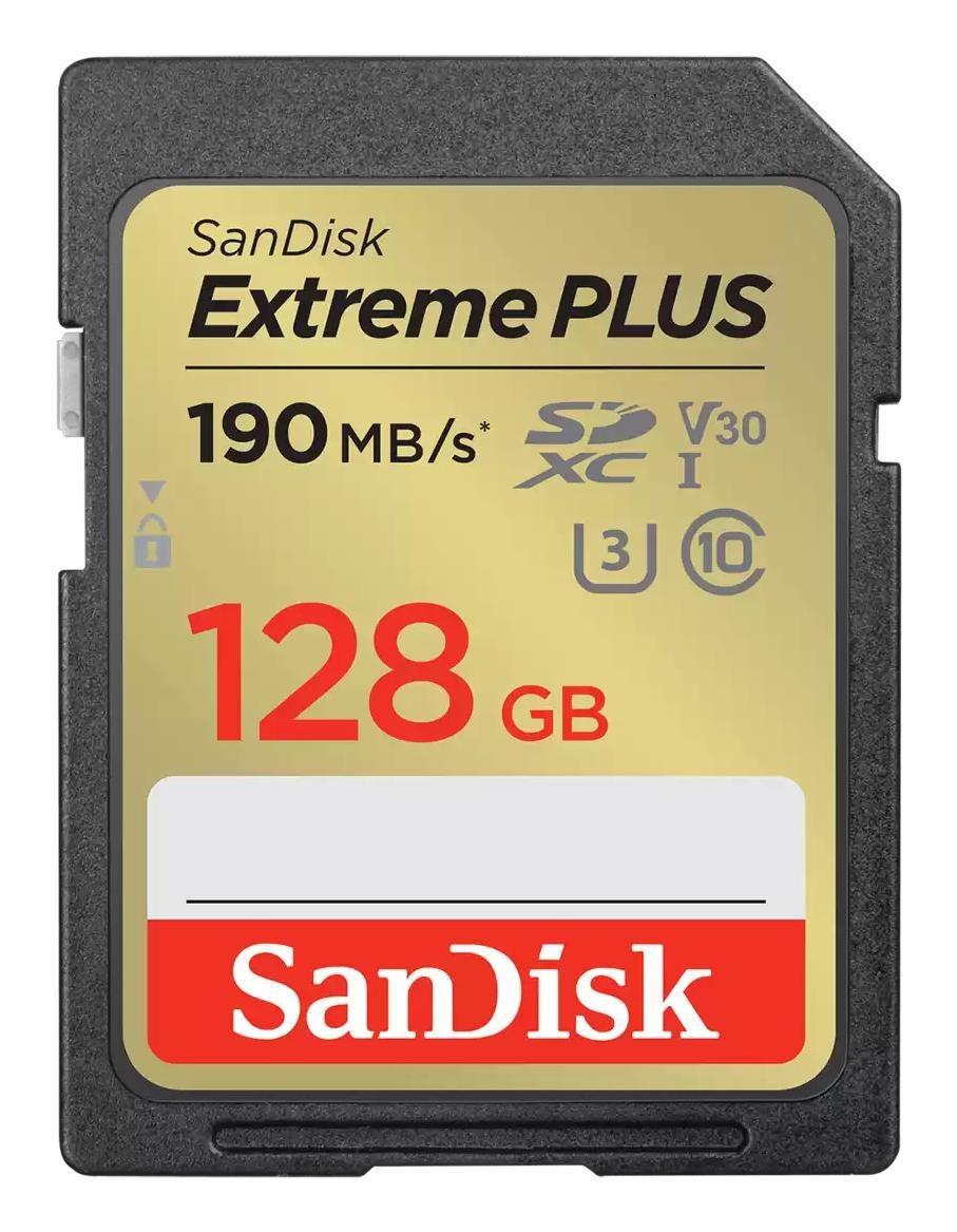 Sandisk W128591181 SDSDXWA-128G-GNCIN EXTREME PLUS 128GB SDXC MEMORY CARD 1 ~E~