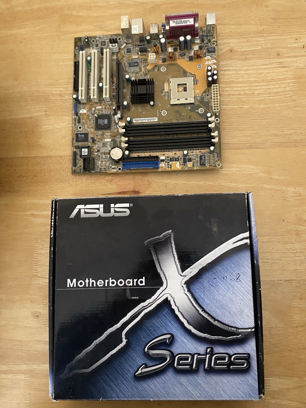  Asus Motherboard P4 P4S533-MX-UAYZ WITH BOX VINTAGE