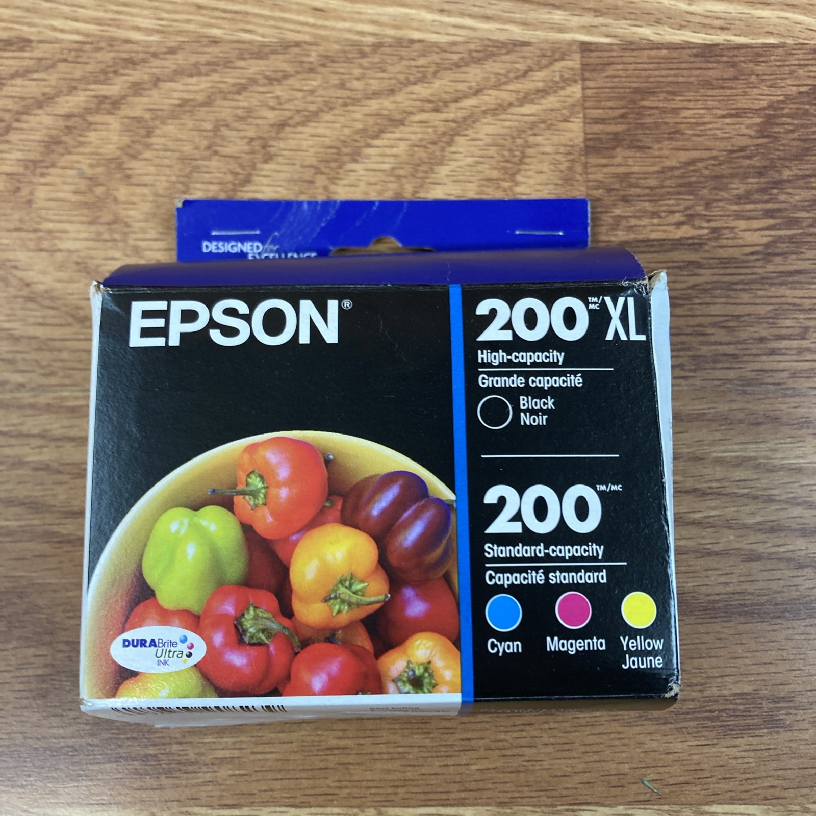 Genuine OEM Epson 200XL Black 200 Cyan Magenta Yellow T200XL-BCS EXPIRES 01/2029