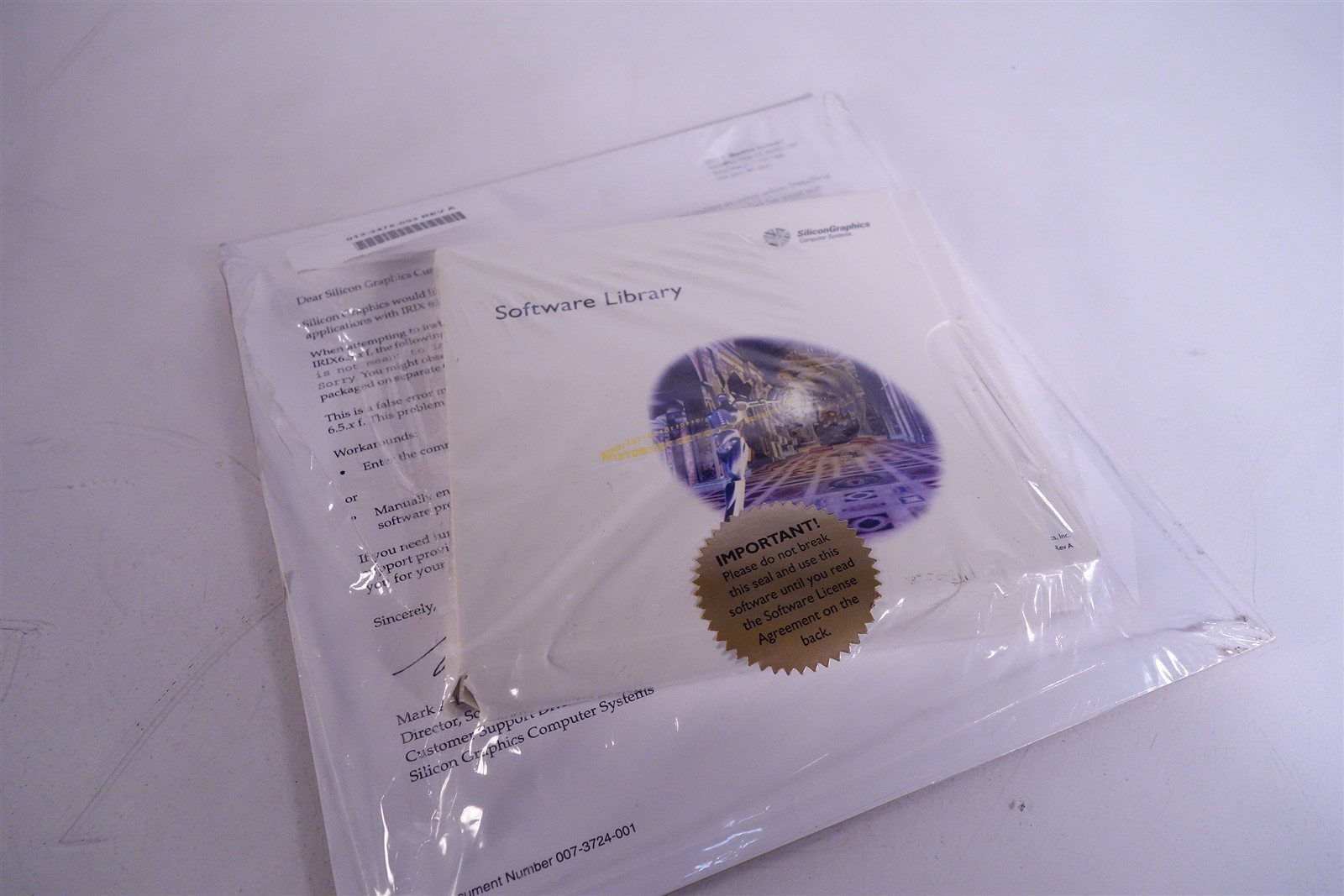 SGI Silicon Graphics IRIX 6.5 Sealed Software Library Collection 