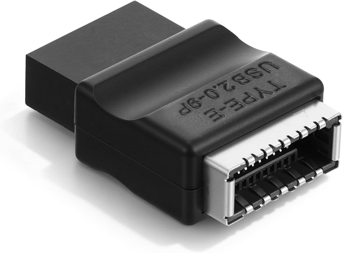 USB 2.0 to Type-E Header Adapter, USB 2.0 9Pin Male to Type-E Female Converter