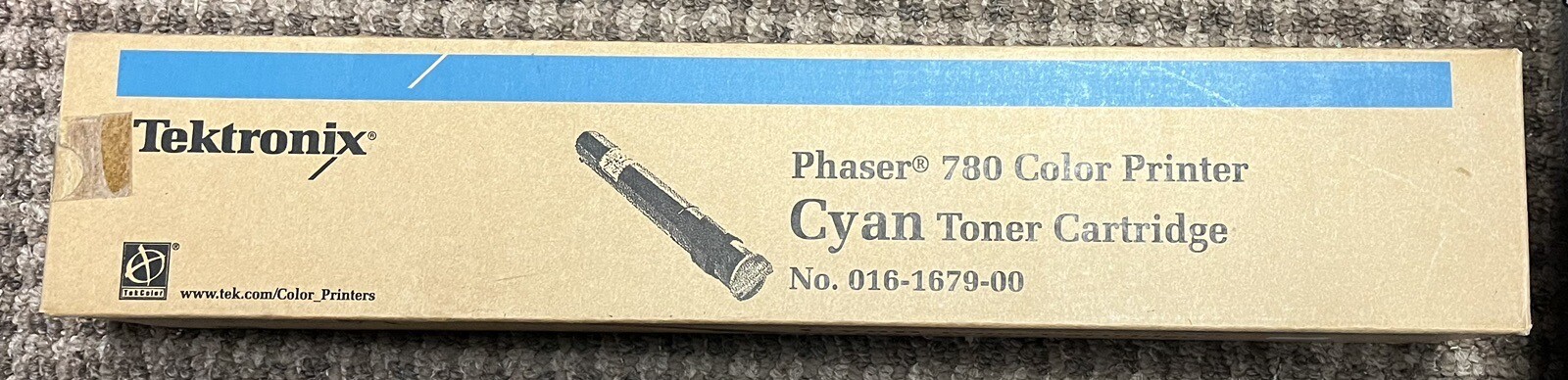 Tektronix Phaser 780 Color Printer Cyan Toner Cartridge 016-1679-00 New-Sealed