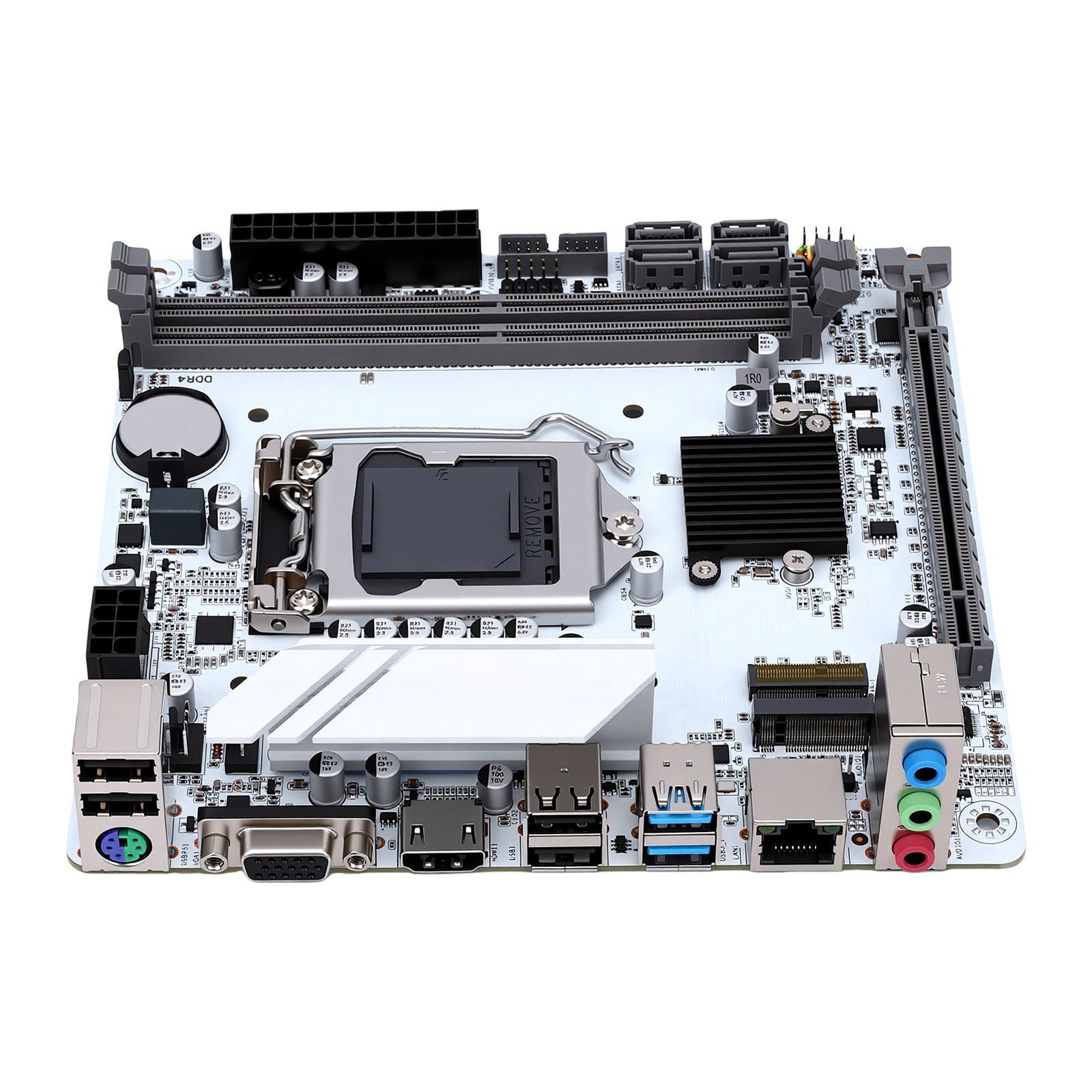 H510 ITX Motherboard Fit For LGA1200 Dual Channel DDR4 64GB M.2 NVMe PCIe 3 CCIE