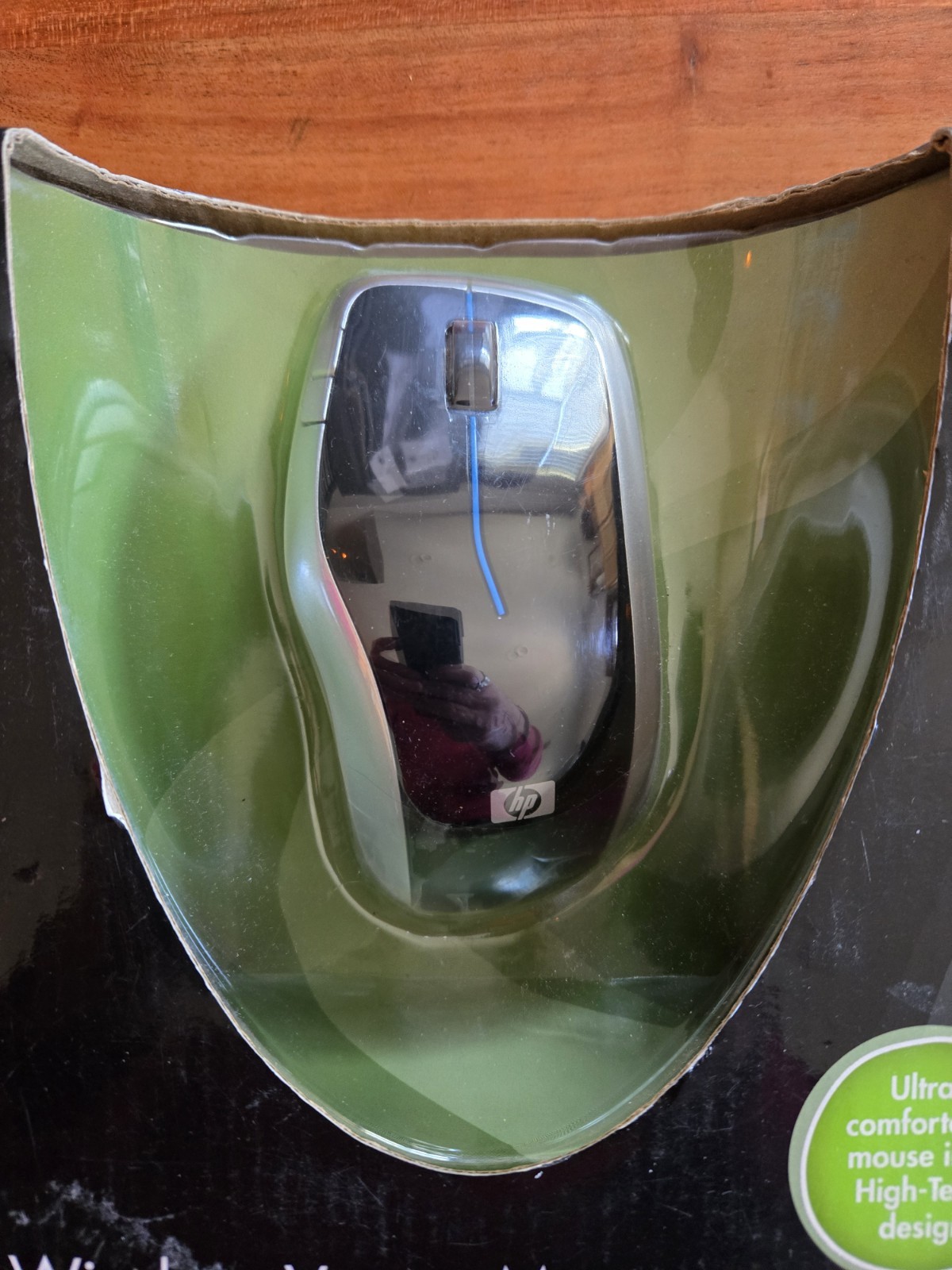 HP Wireless Vector Mouse RF Optical 800 DPI KT400AA#ABA RETRO 2008 VISTA NEW BOX