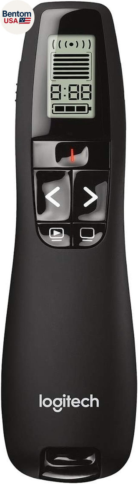 Logitech Wireless Presenter R800, Powerpoint Clicker with Green Laser Pointer, W