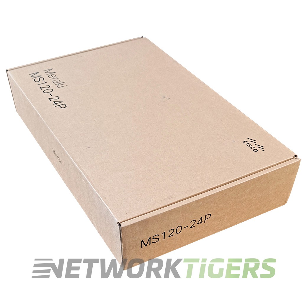 NEW Cisco Meraki MS120-24P-HW 24x 1GB PoE RJ-45 4x 1GB SFP UNCLAIMED Switch