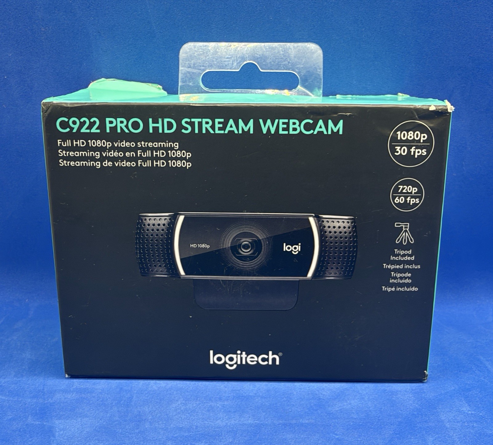 Logitech C922 Pro HD 1080p Stream Webcam (960-001087) BRAND NEW