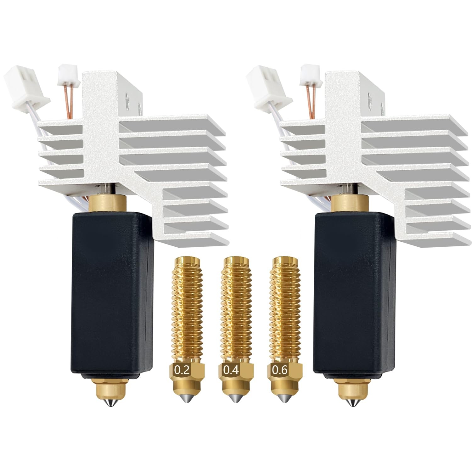 RugooSpink 2PK 0.4MM CC2 Hotend for Centauri Carbon 2/CC2 Ceramic