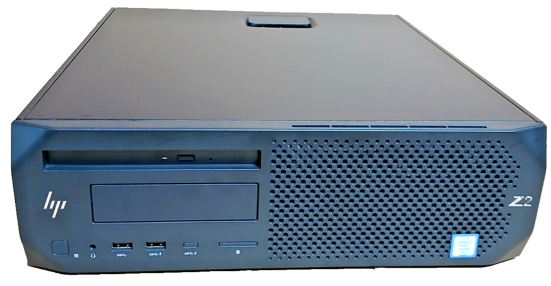 hp z2 g4 sff workstation, intel xeon e-2104G, 3.20 GHz,16gb,256 nvme+2tb HDD 