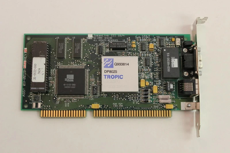 3C619B 3COM / hp / hewlett packard tokenlink iii 16/4 DB9 tp 03-0019-000