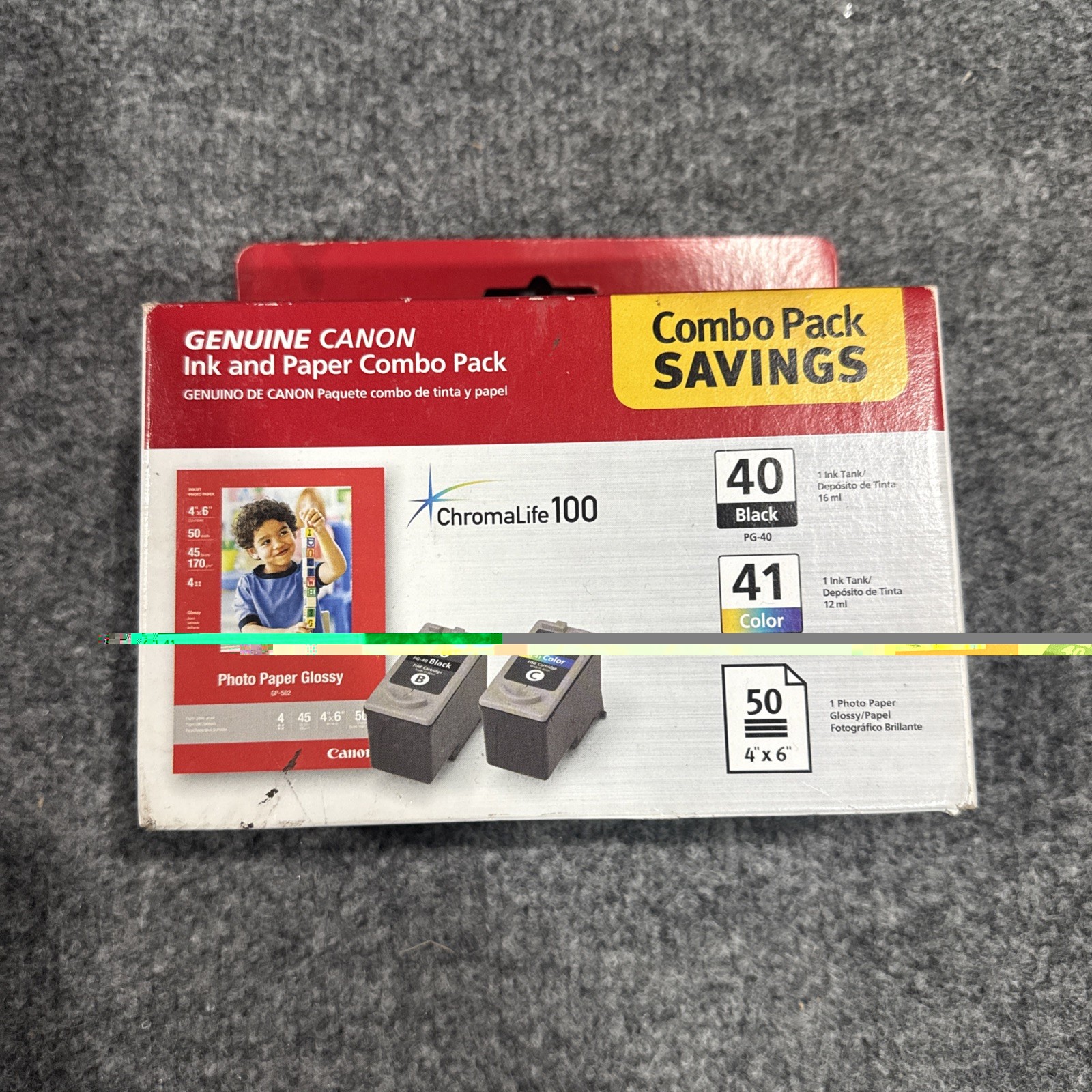 Canon 40 / Canon 41 - Ink Cartridges Combo Pack (0615B009) & 