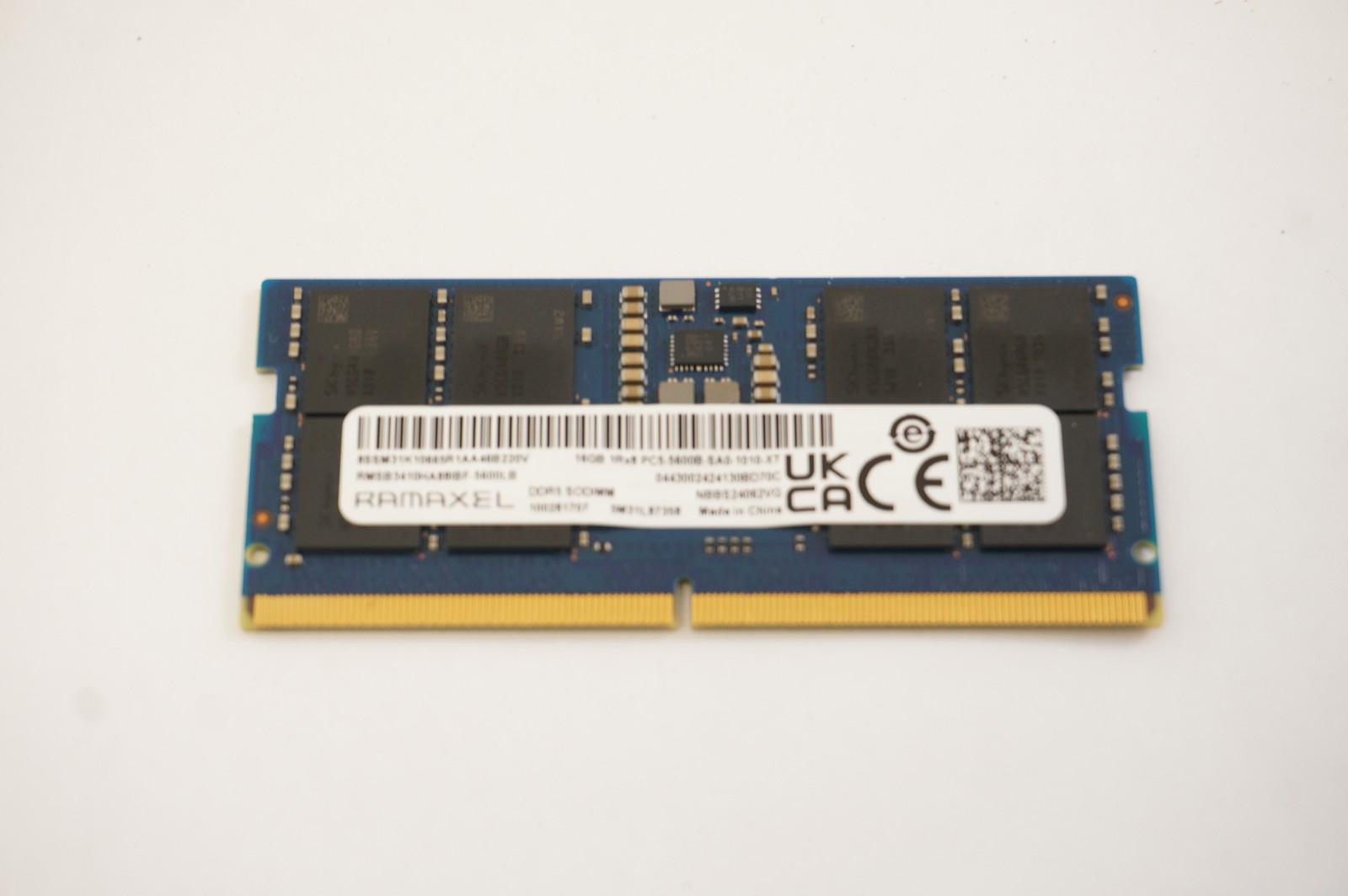 RMSB3410HA88IBF5600LA Ramaxel Technology 16GB 1RX8 PC55600B DDR5 SODIMM  G1N