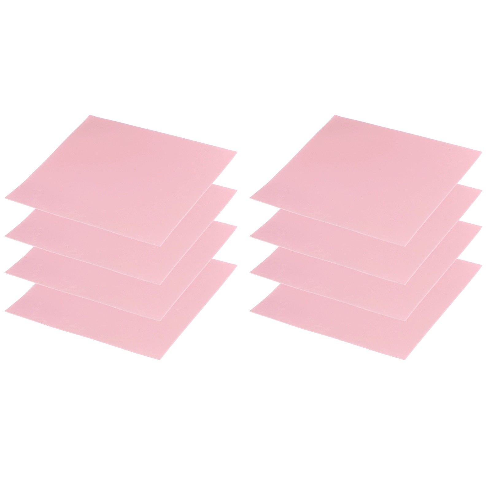 8 Pcs Thermal Pads 100x100x0.5mm for CPU GPU M.2 SSD NVMe Pink