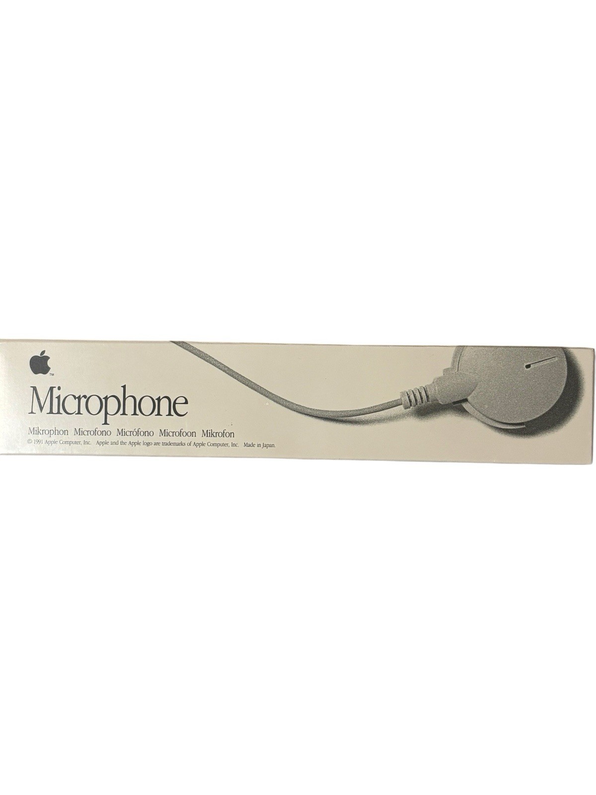 NIB Vintage 1991 Apple Computer Microphone 699-5103-A NOS SEALED NIP NEW