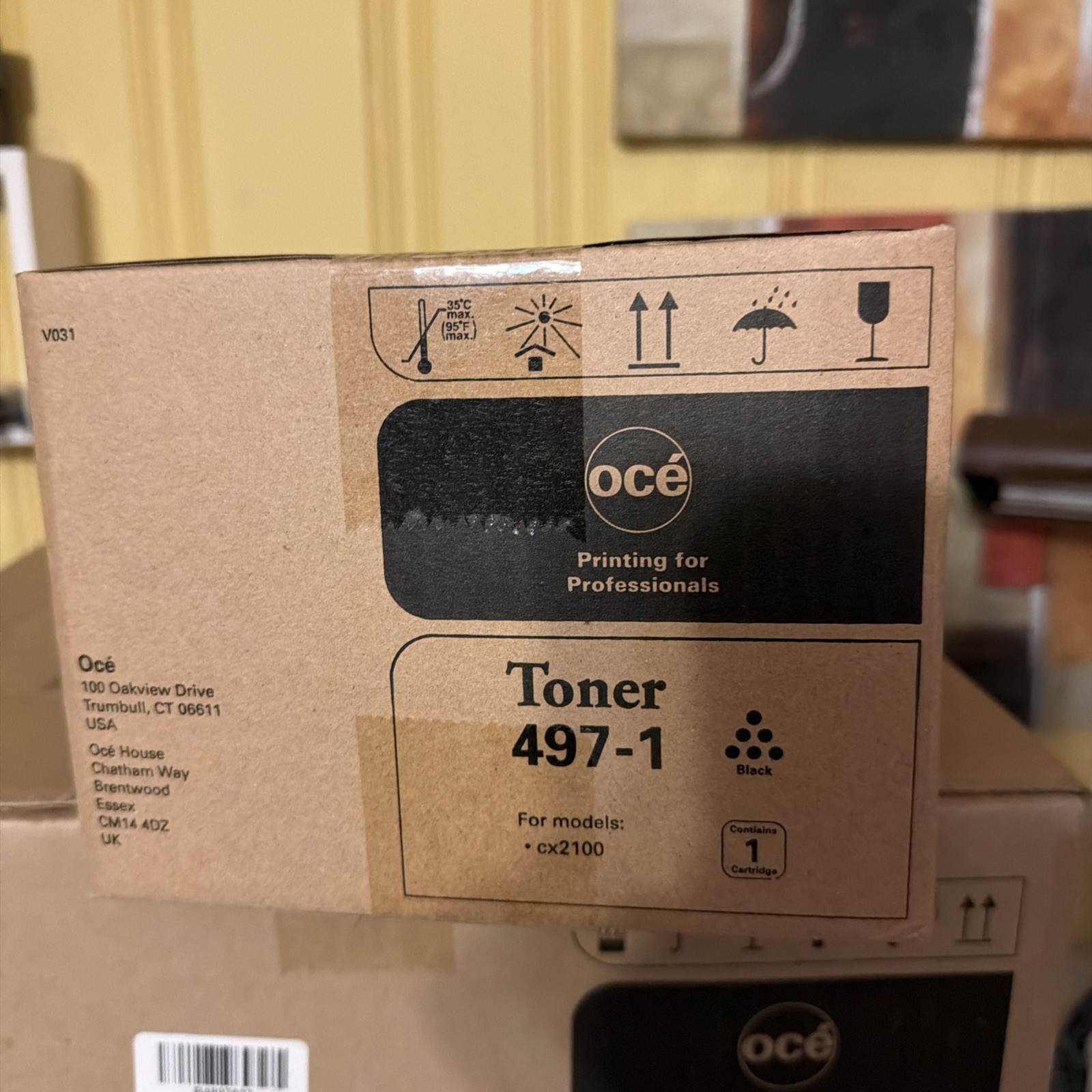 Lot 2 Oce Toner Cartridge Black 497-1 CX2100 Printer Professional printing New