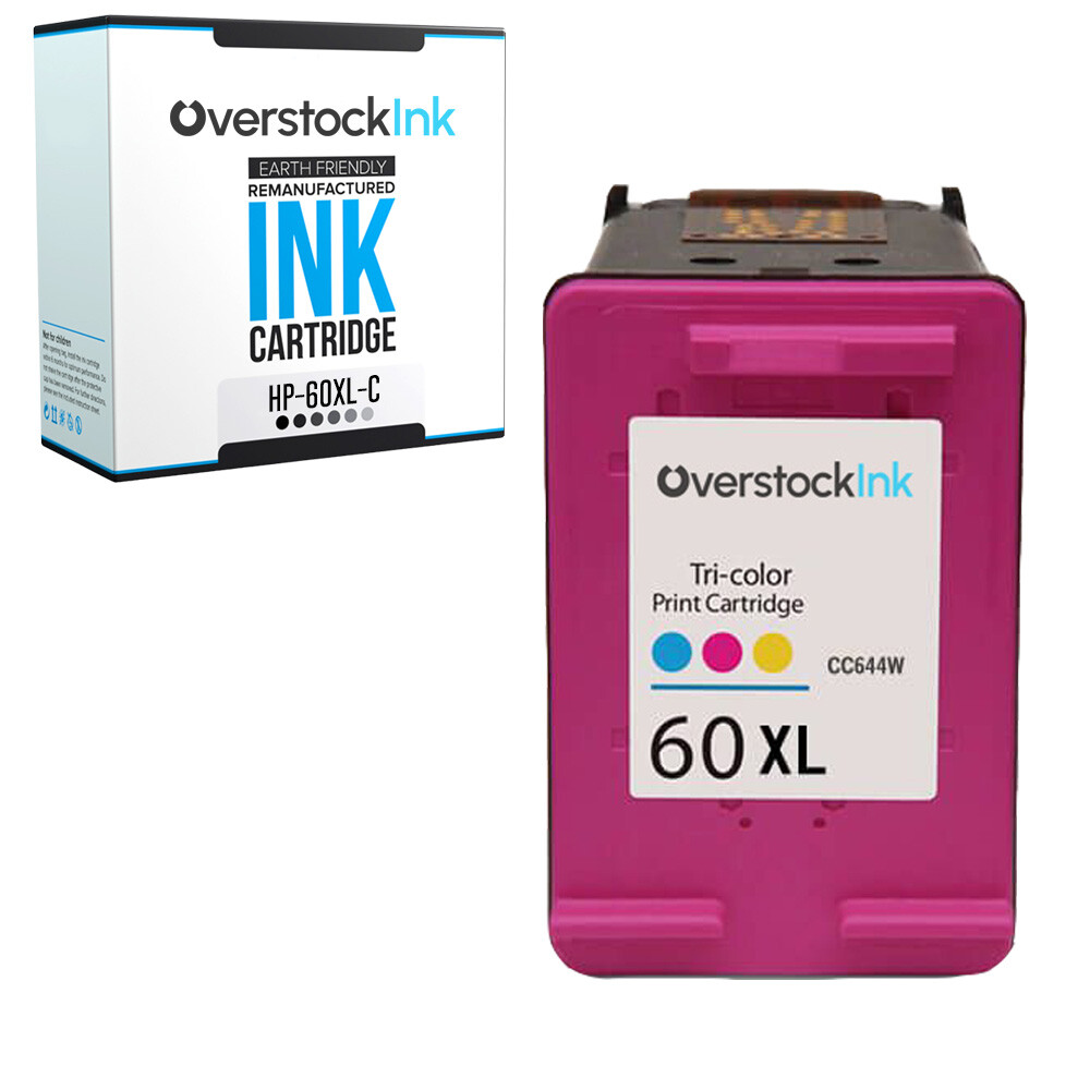 1PK Compatible OSI HP 60XL Color Ink Cartridge for HP DeskJet D2663 D2666 D2668