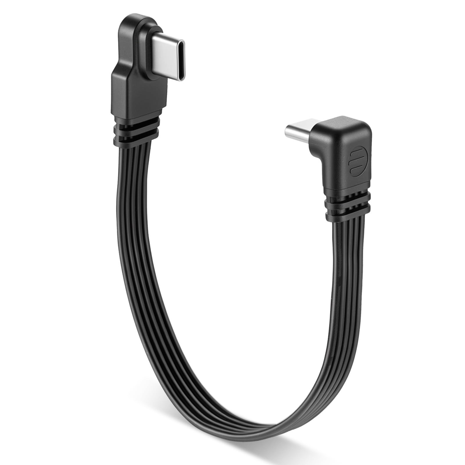 USB C to USB C Cable Right Angle 90 Degree Flat Type C Data Cord FROM USA
