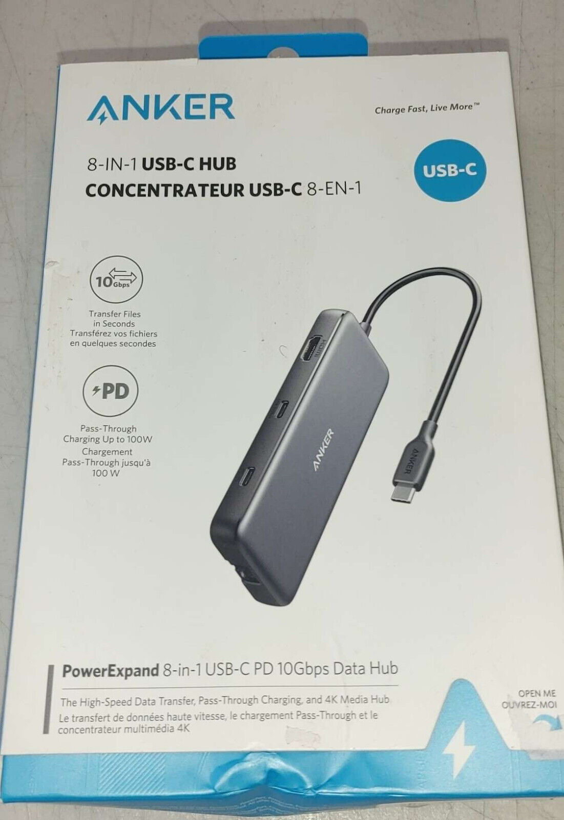 🔥🔥 Anker Power Expand 8-in-1 USB-C PD 10Gbps Data Hub / A8383