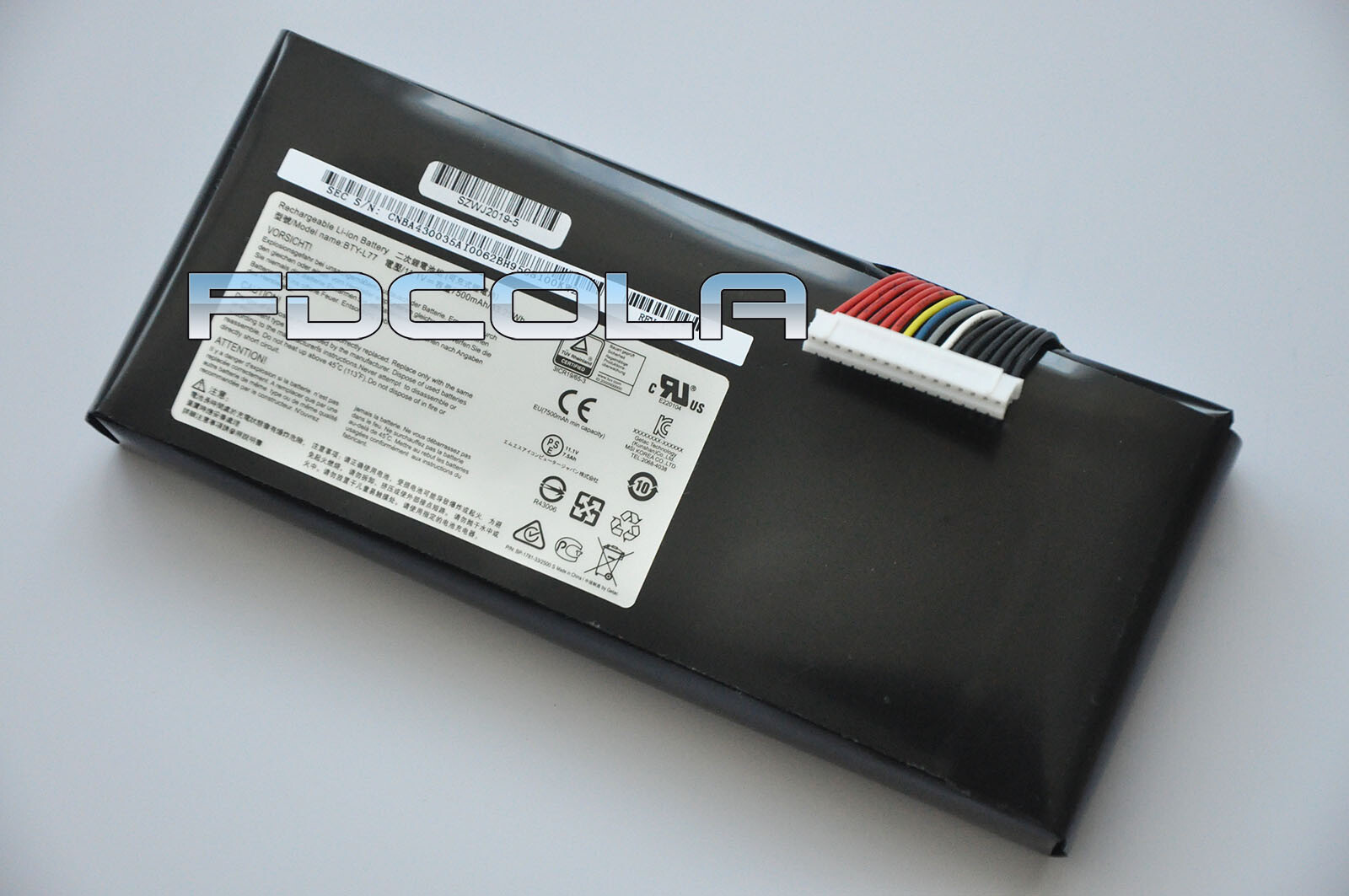 83.25Wh Genuine BTY-L77 Battery for MSI GT72 2QD 6QD GT72S 6QF GT80 GT80S 6QE