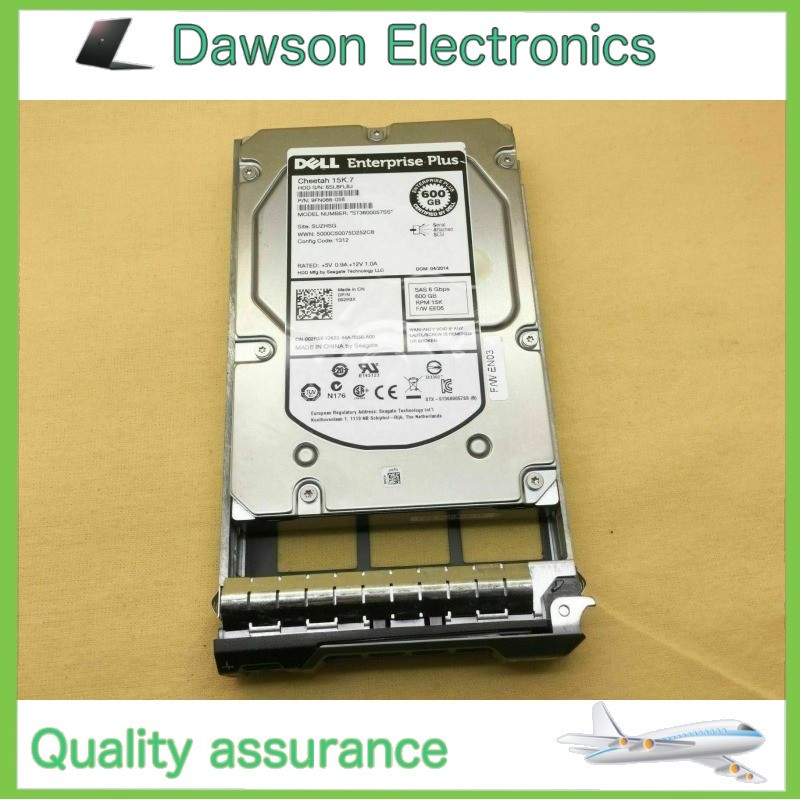 Open boxDell Equallogic 600GB 15K SAS 02R3X 002R3X ST3600057SS PS6210 PS6110