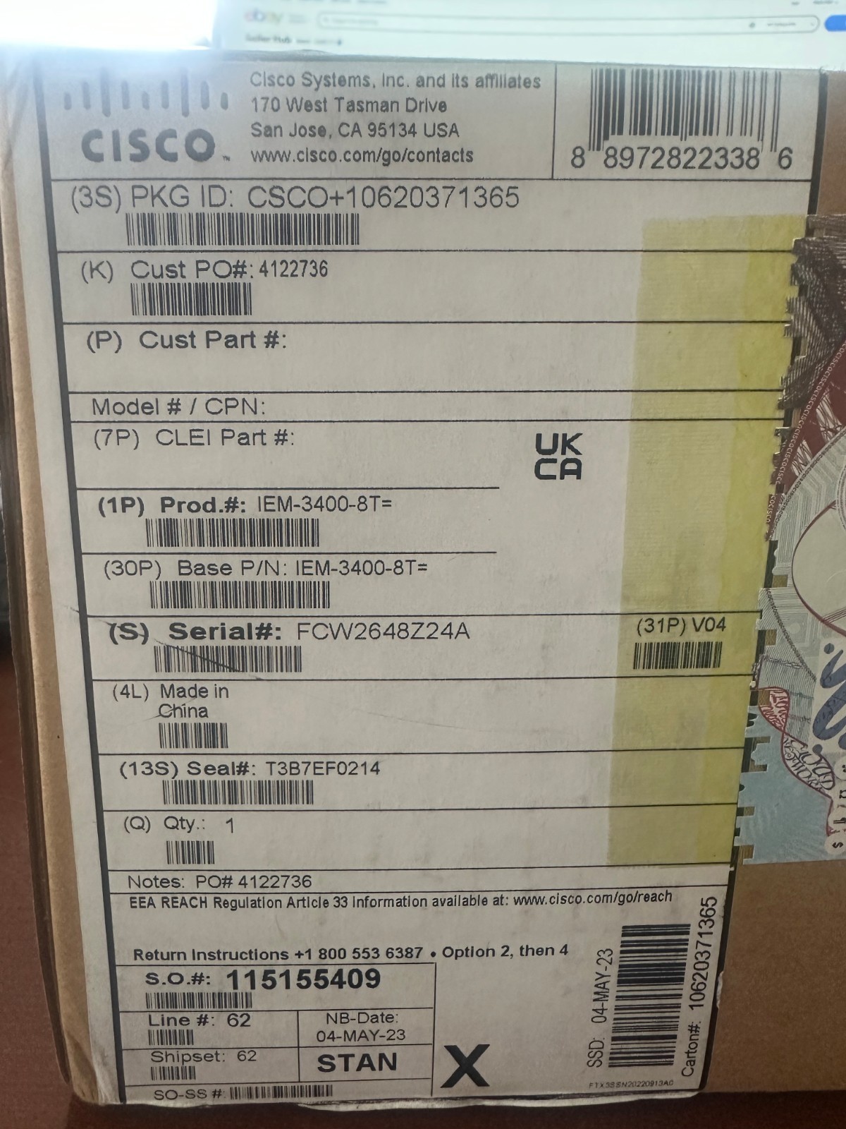 Cisco IEM-3400-8T Catalyst Expansion Module