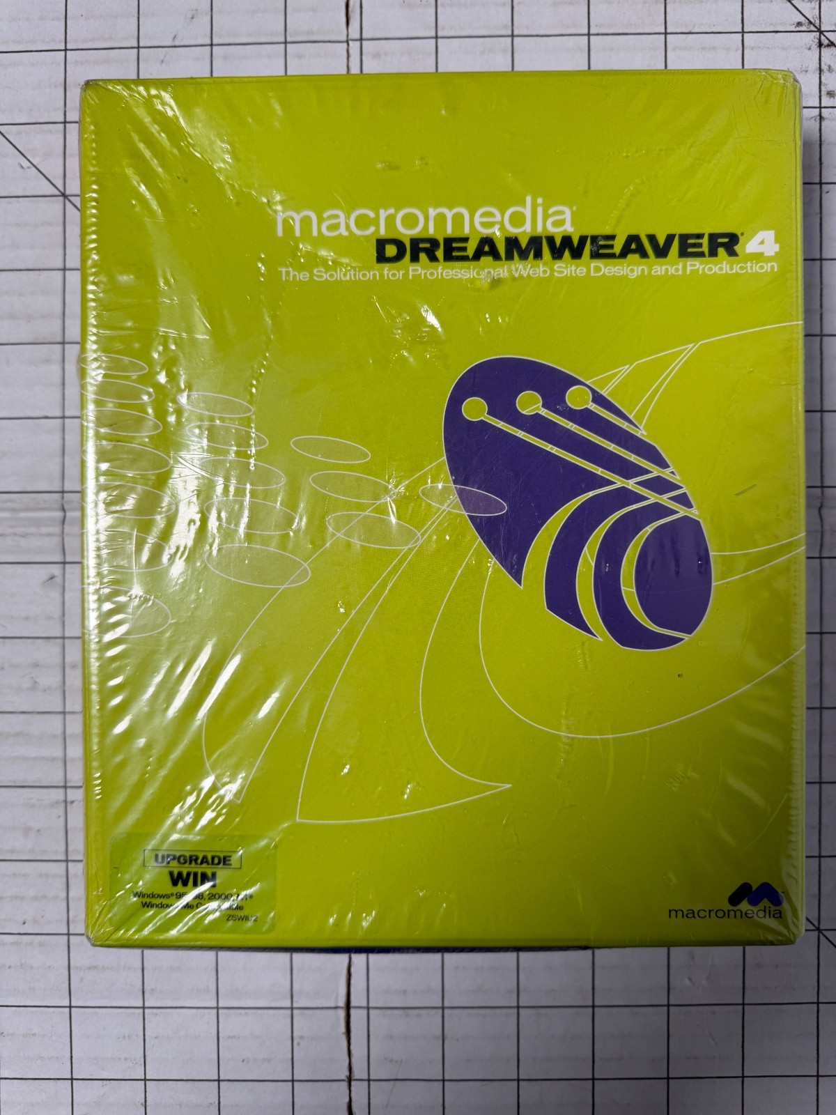 Macromedia Dreamweaver 4 Web Design Software Windows Macintosh New Sealed Box