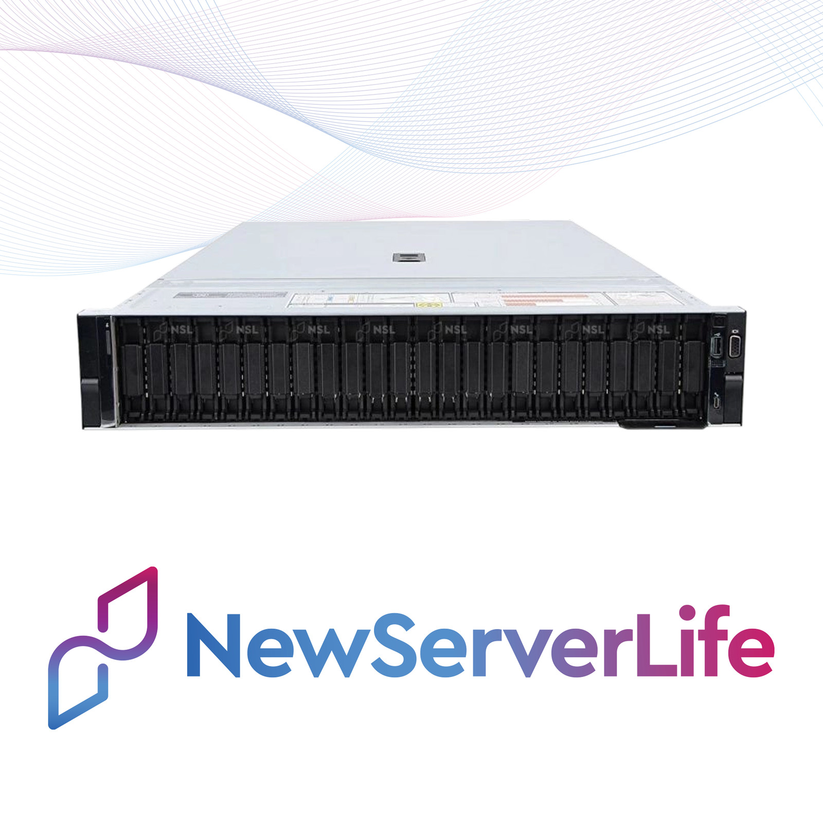 DELL R750 24SFF 2x Gold 6334 3.6GHz =16C 128GB HBA355i 4x1Gb RJ45 2x 800W