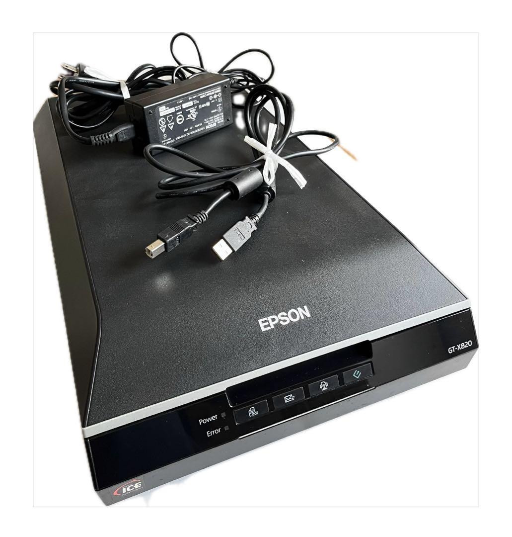 Epson GT-X820 Perfection Photo Film Scanner 6400dpi High Resolution Tested Japan