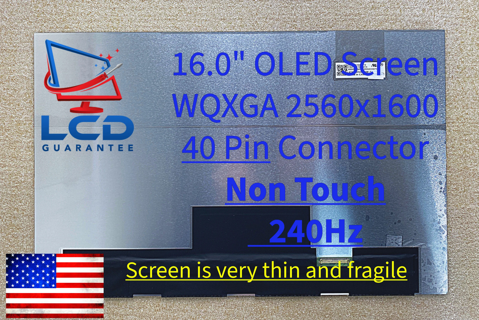 Lenovo Legion Pro 7 16IAX10H 83F5 Series 16" WQXGA 240Hz Non Touch OLED Screen