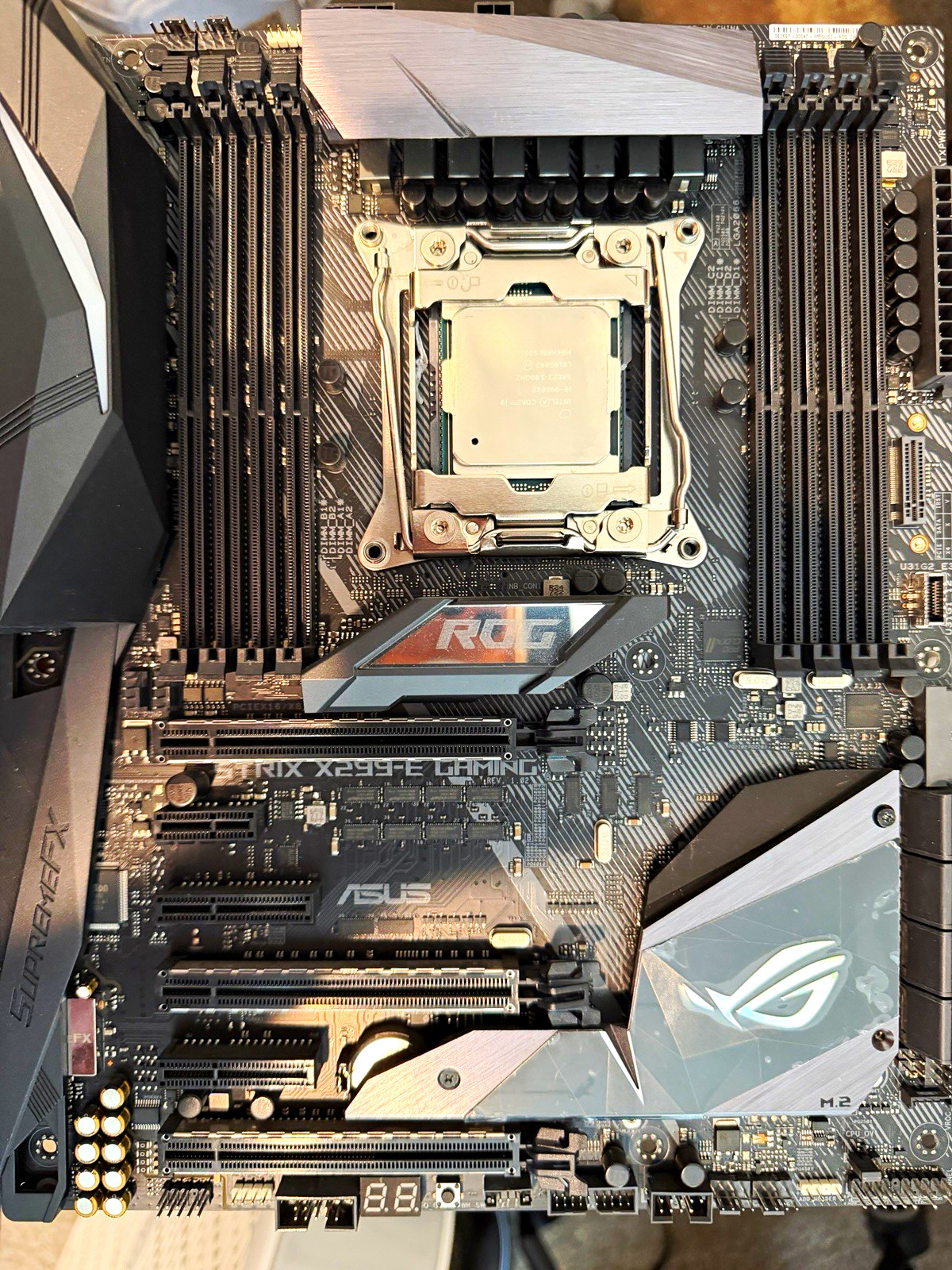 ASUS ROG Strix X299-E Gaming ATX LGA2066 w/ Intel Core i9 9980XE 18C CPU combo