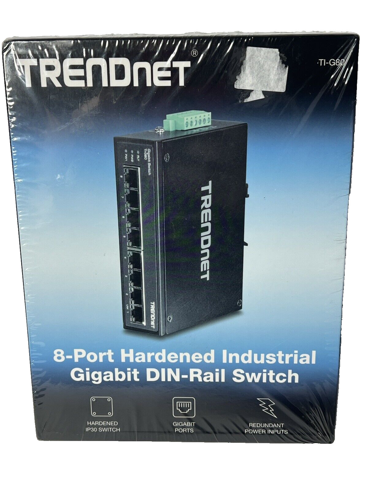 TRENDnet TI-G80 8-port hardened Industrial Gigabit Switch DIN-Rail New Sealed