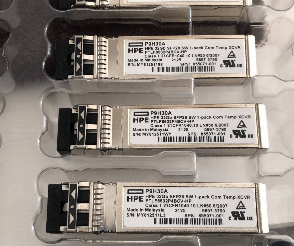 Genuine HPE P9H30A 32G SFP28  SW 1-Pack 855071-001 FOR 868141-001, P9M76A