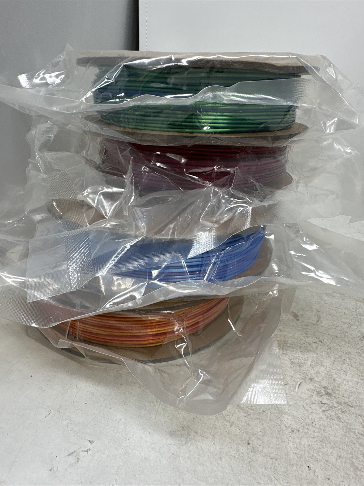 Kretrum Silk PLA 3D Printer Filament, 1.75mm/Lot of 4 bicolor /FREE SHIPPING
